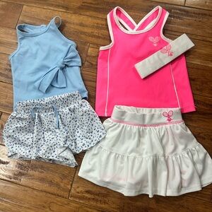 3T Girls Short/Skort and Top Sets